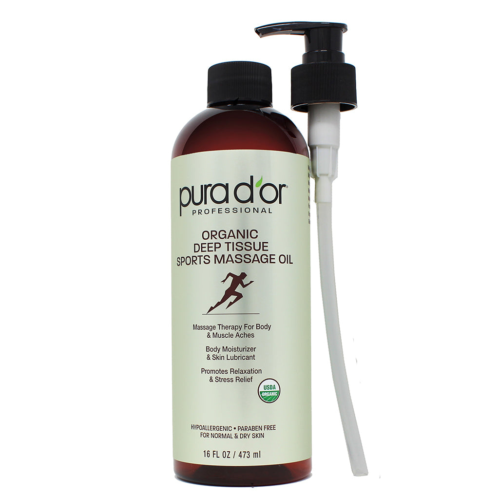 Organic Deep Tissue Sports Massage Oil