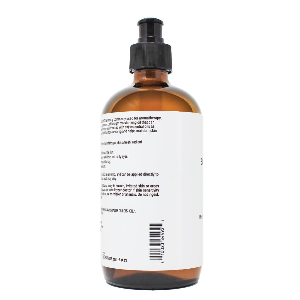 Organic Sweet Almond Oil 16.9oz - Glass Bottle