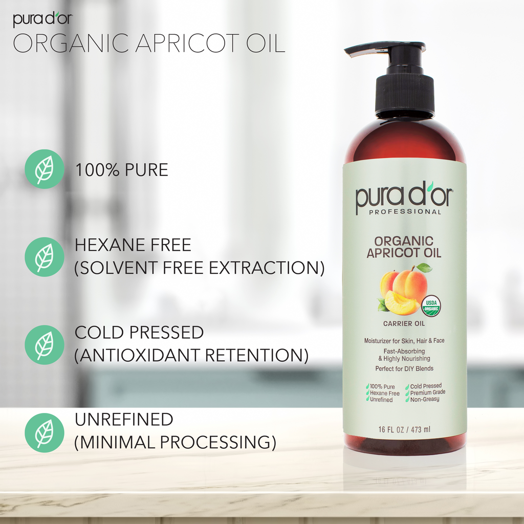 Organic Apricot Oil 16 oz