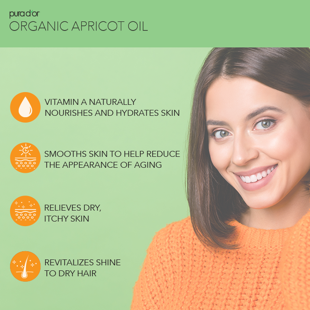 Organic Apricot Oil 16 oz