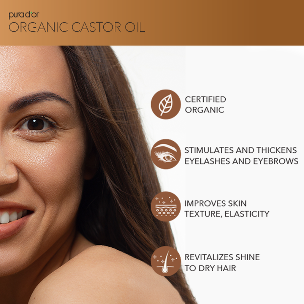 Organic Castor Oil 16 oz