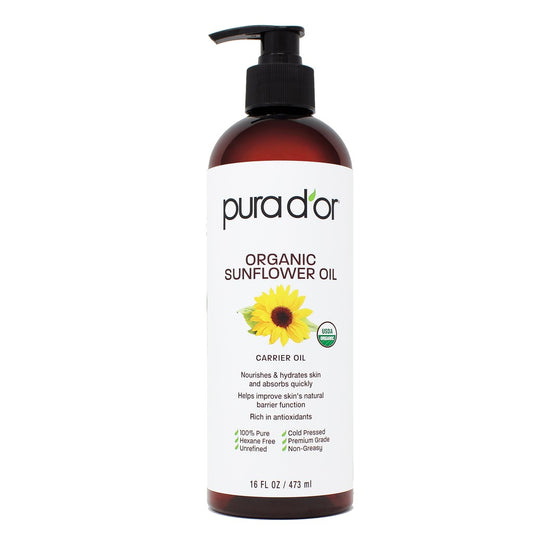 Organic Sunflower Seed Oil 16 oz