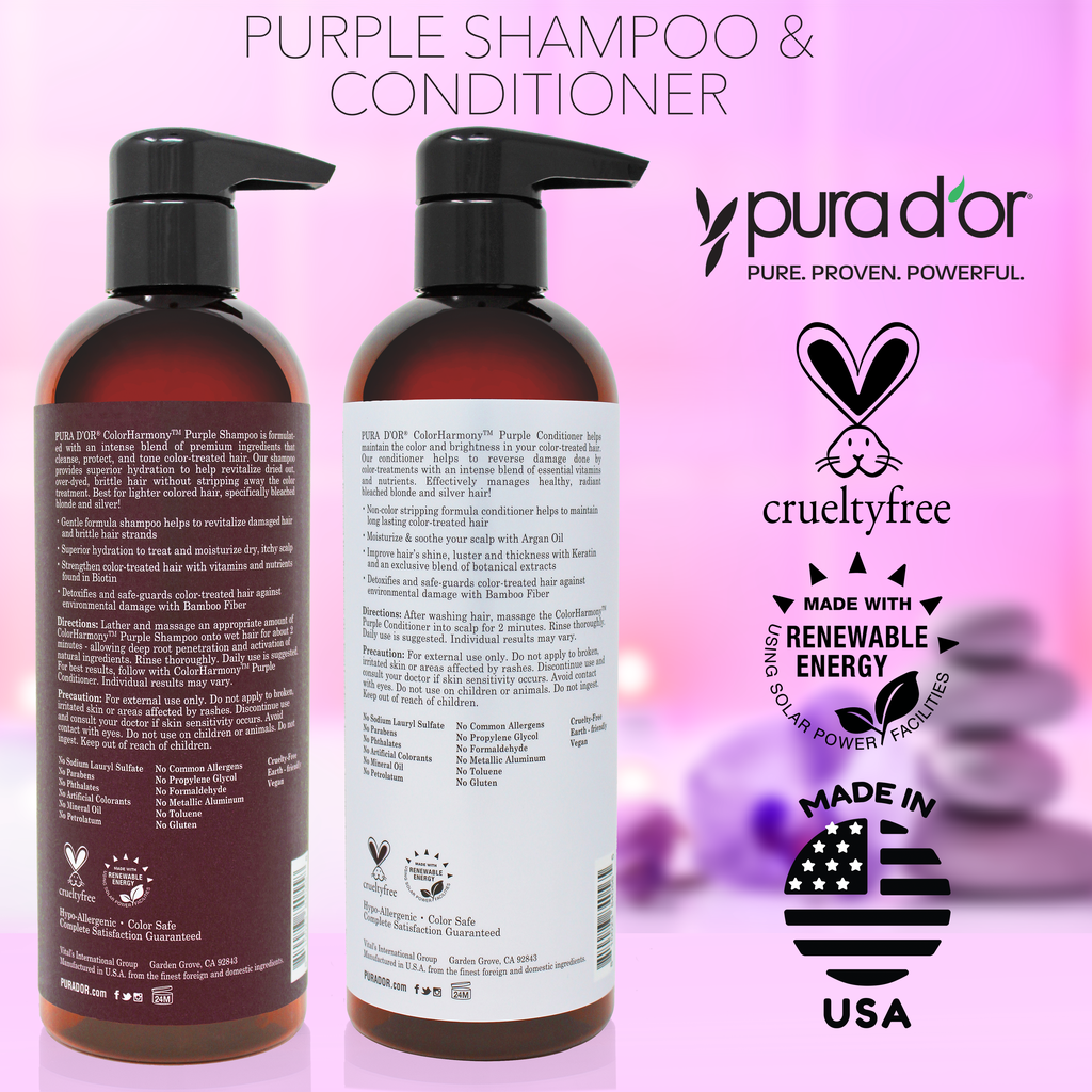 ColorHarmony Purple Shampoo and Conditioner Set 16 oz