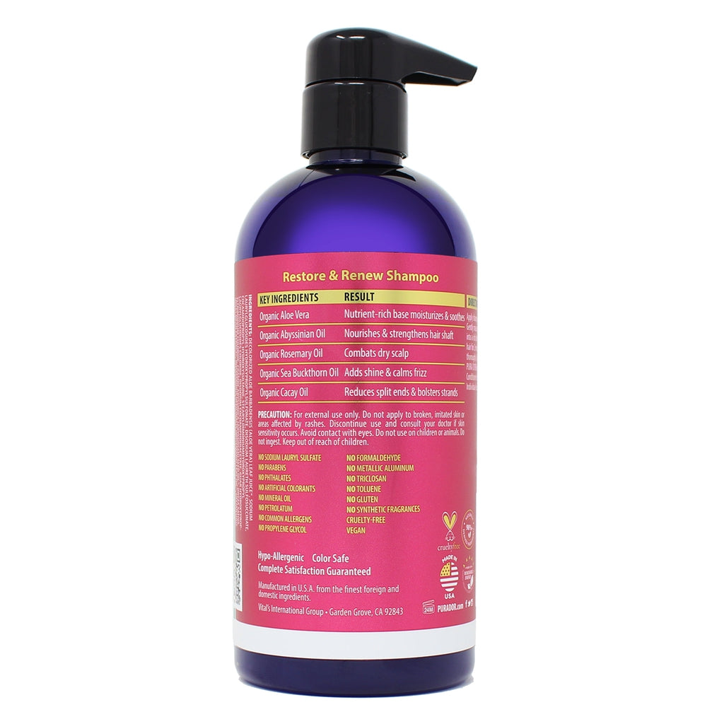 Restore & Renew Shampoo 16 oz