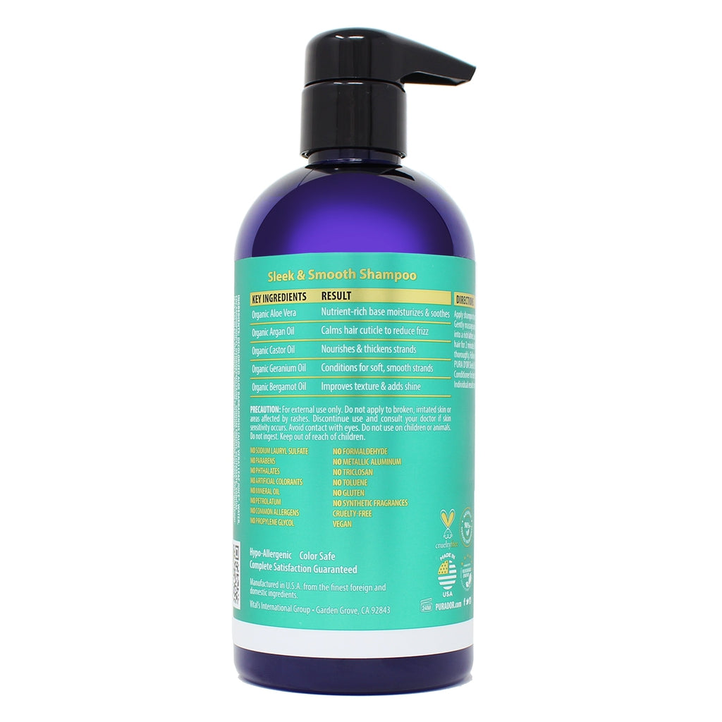 Sleek & Smooth Shampoo, Conditioner and Cream Set