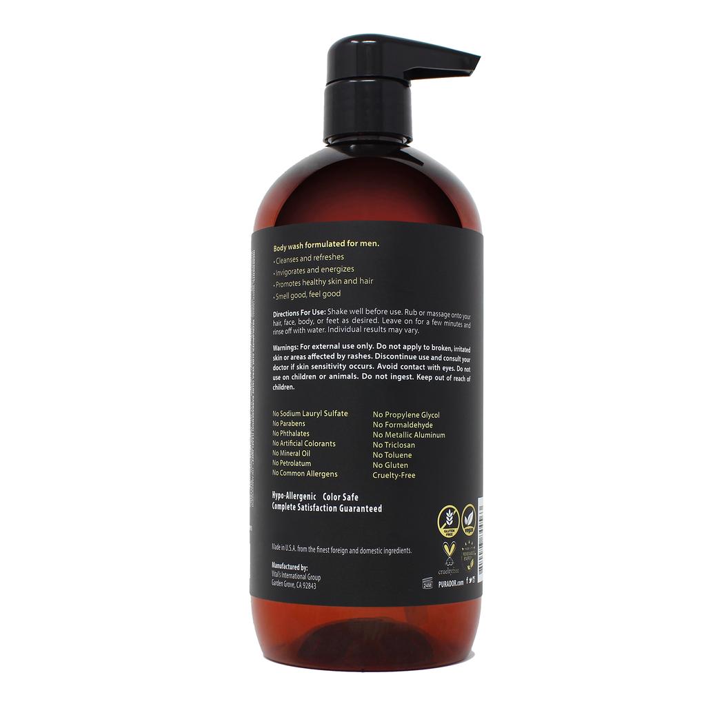 8-in-1 Hair and Body Cleanser For Men 24oz