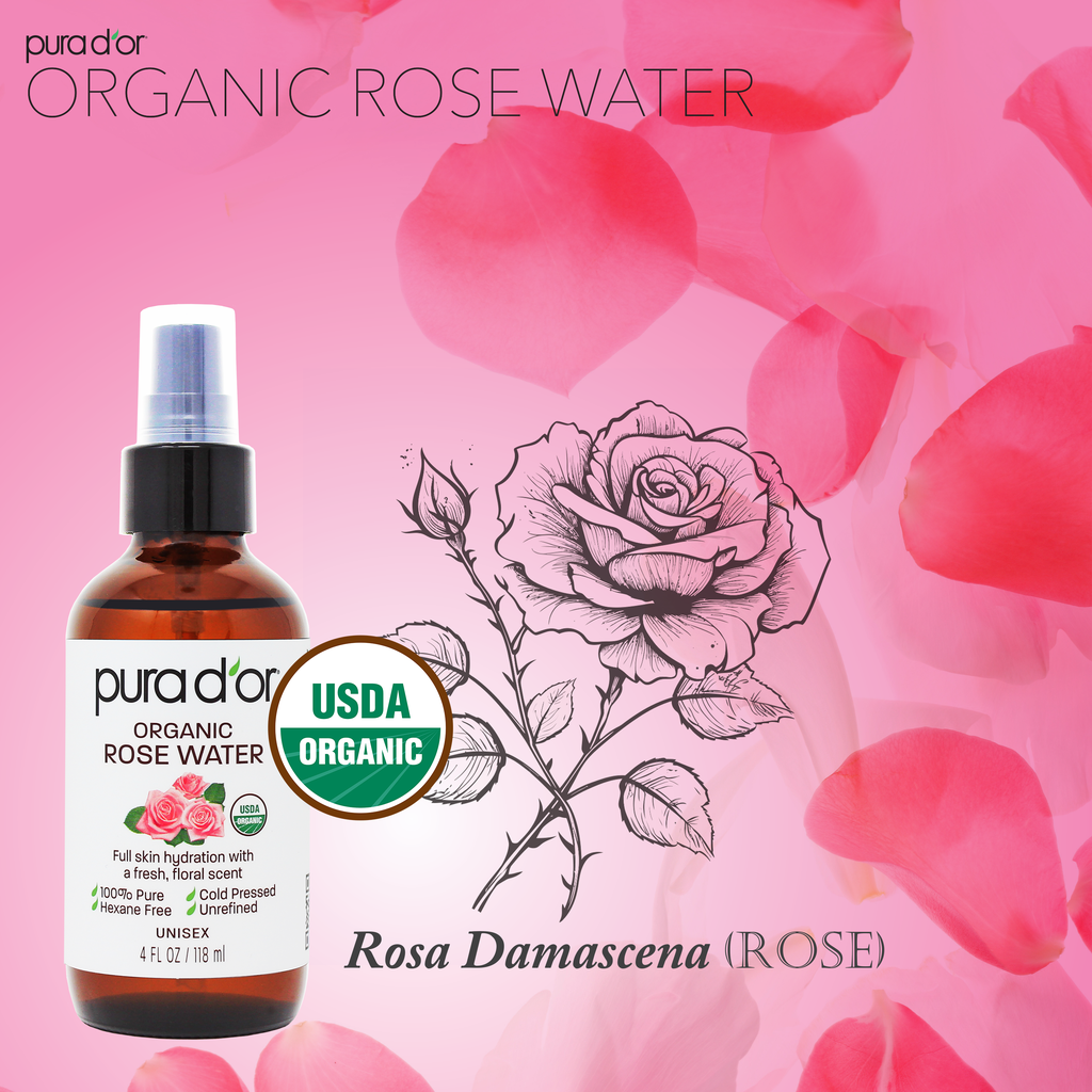 Organic Rose Water Toner 4 oz