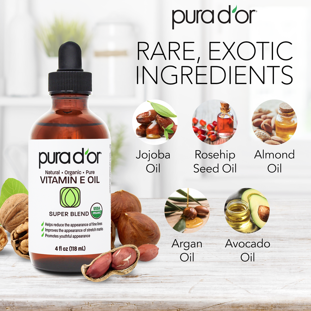 Certified Organic Vitamin E Oil 4 oz