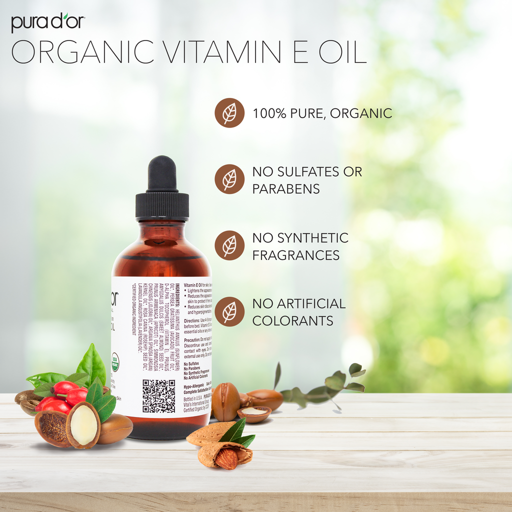 Certified Organic Vitamin E Oil 4 oz