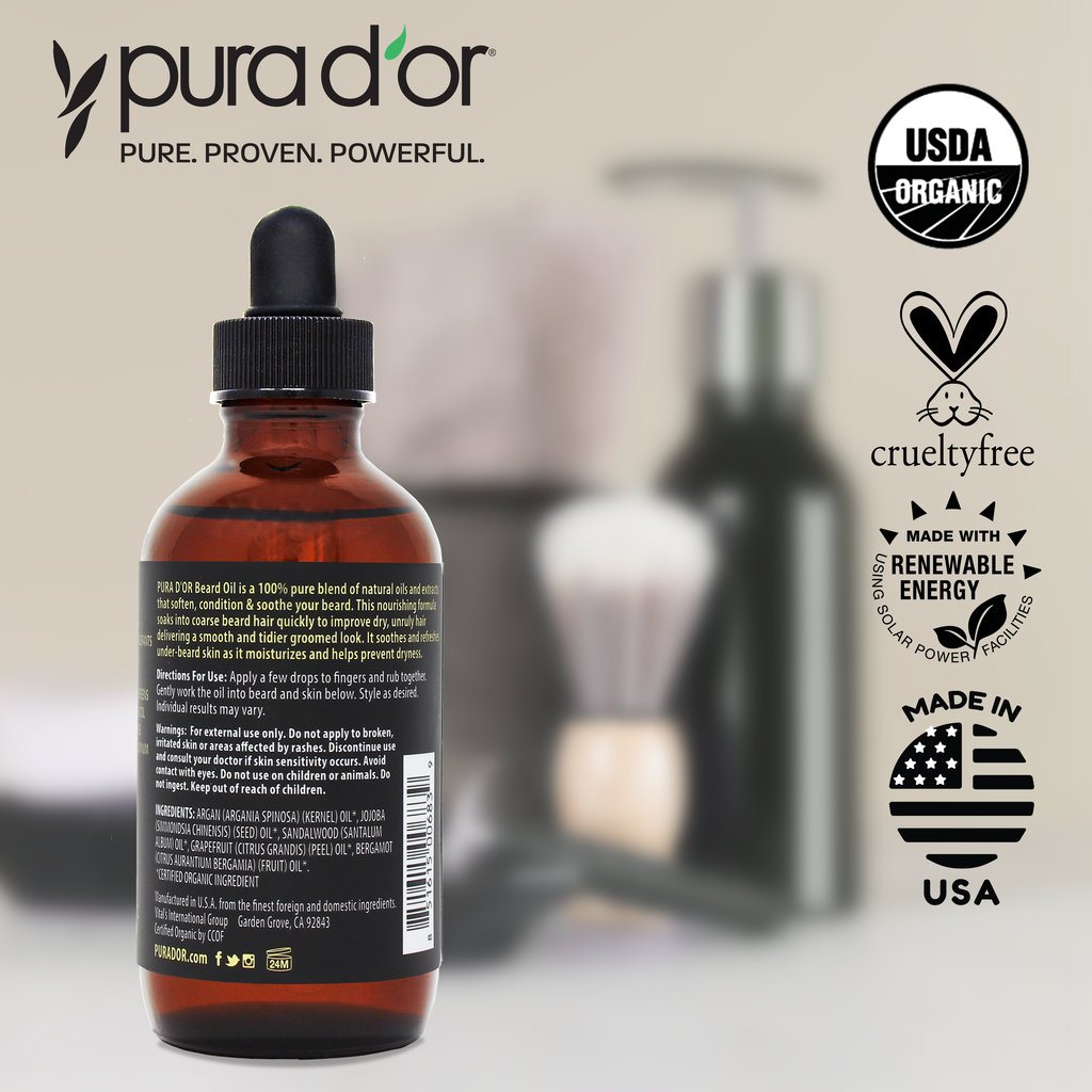 Organic Beard Softening Oil 4oz