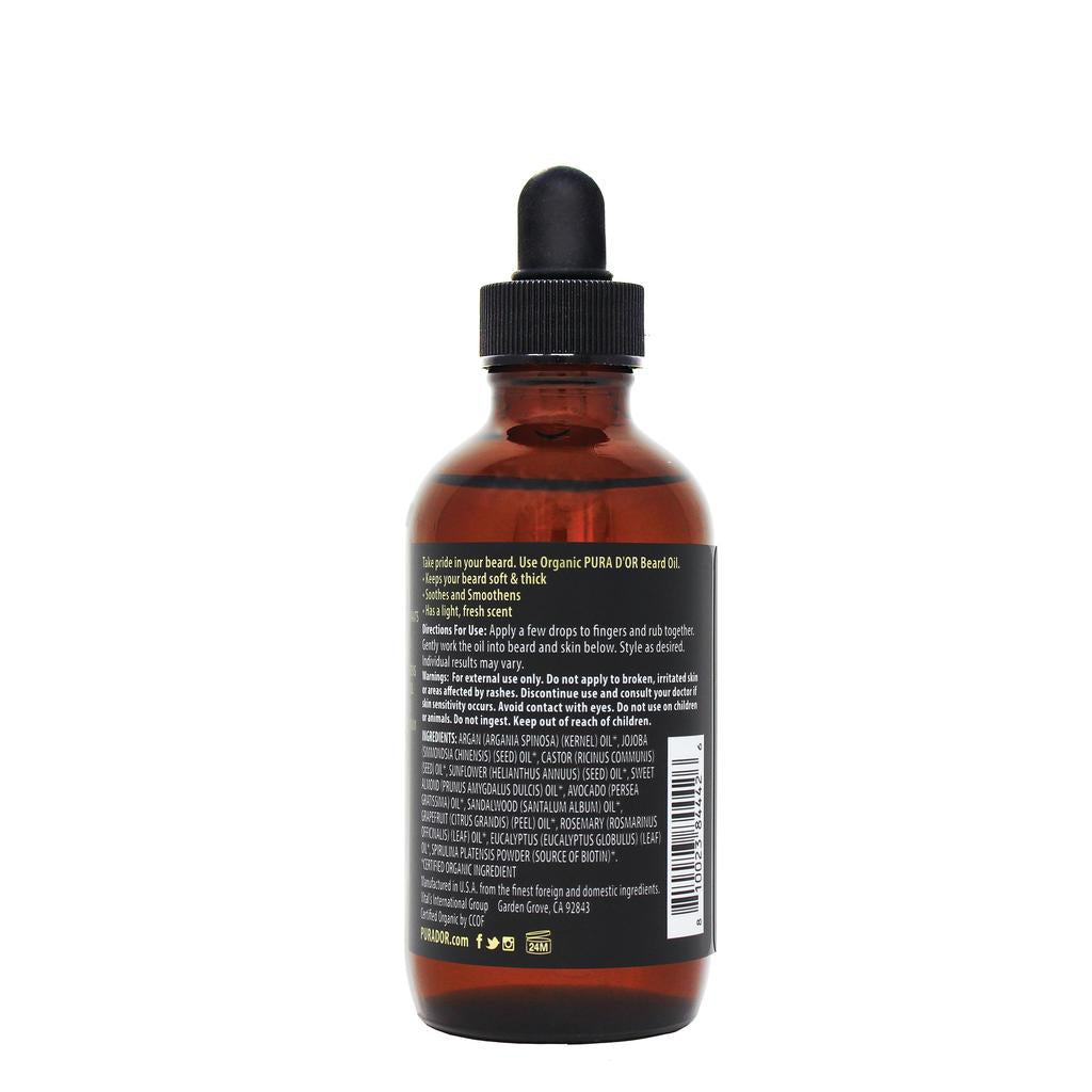 Organic Beard Thickening Oil 4oz