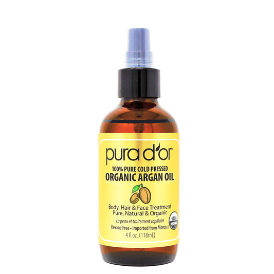 Pure Cold Pressed Organic Argan Oil Gold 4 oz