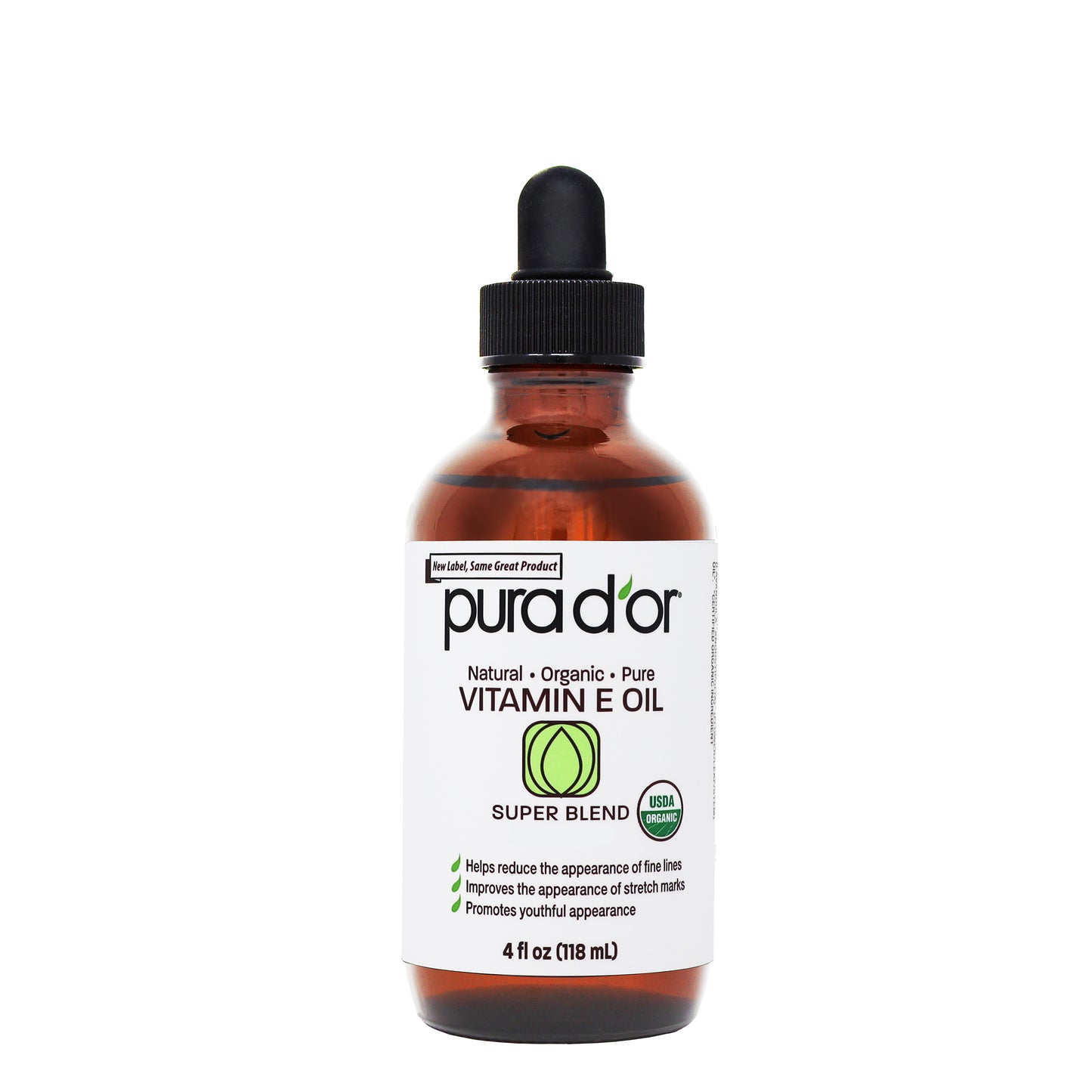 Certified Organic Vitamin E Oil 4 oz