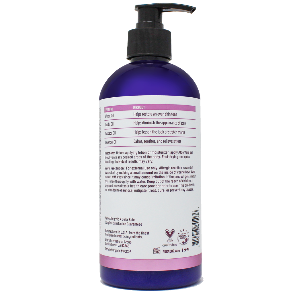 BetterBelly For Maternal Care Organic Aloe Vera Gel (16 fl oz)