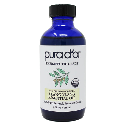 Ylang Ylang Essential Oil - USDA Organic, 100% Pure, Natural, Therapeutic Grade 4 oz