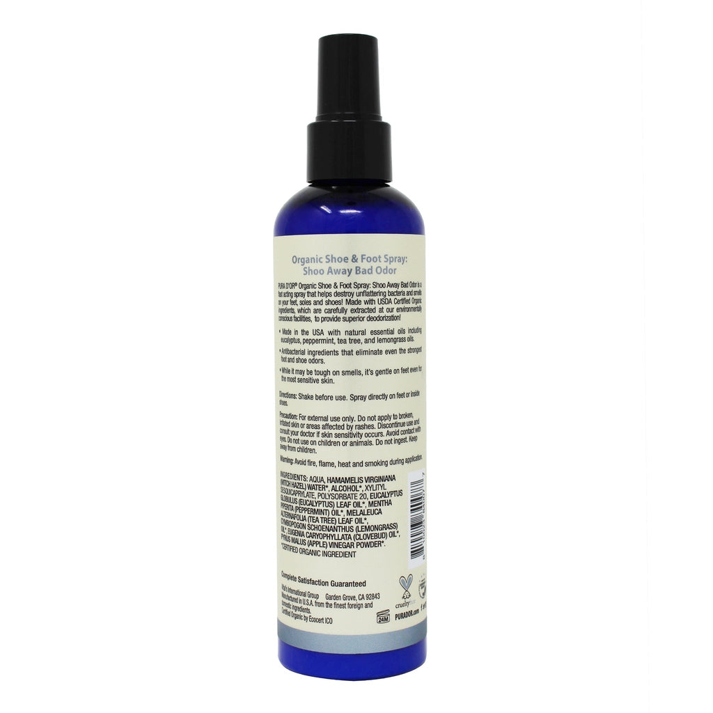 Shoe and Foot Spray: Shoo Away Bad Odor 8 oz