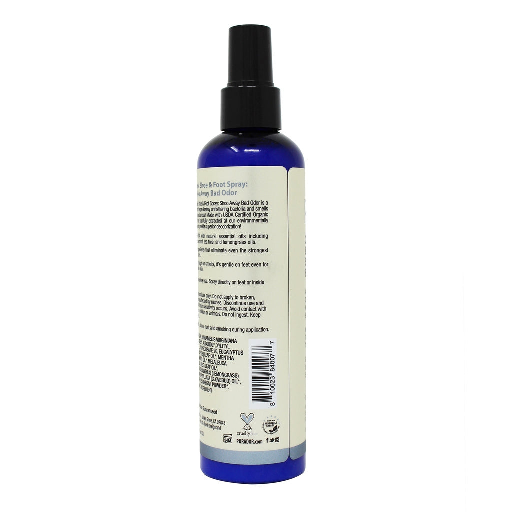 Shoe and Foot Spray: Shoo Away Bad Odor 8 oz