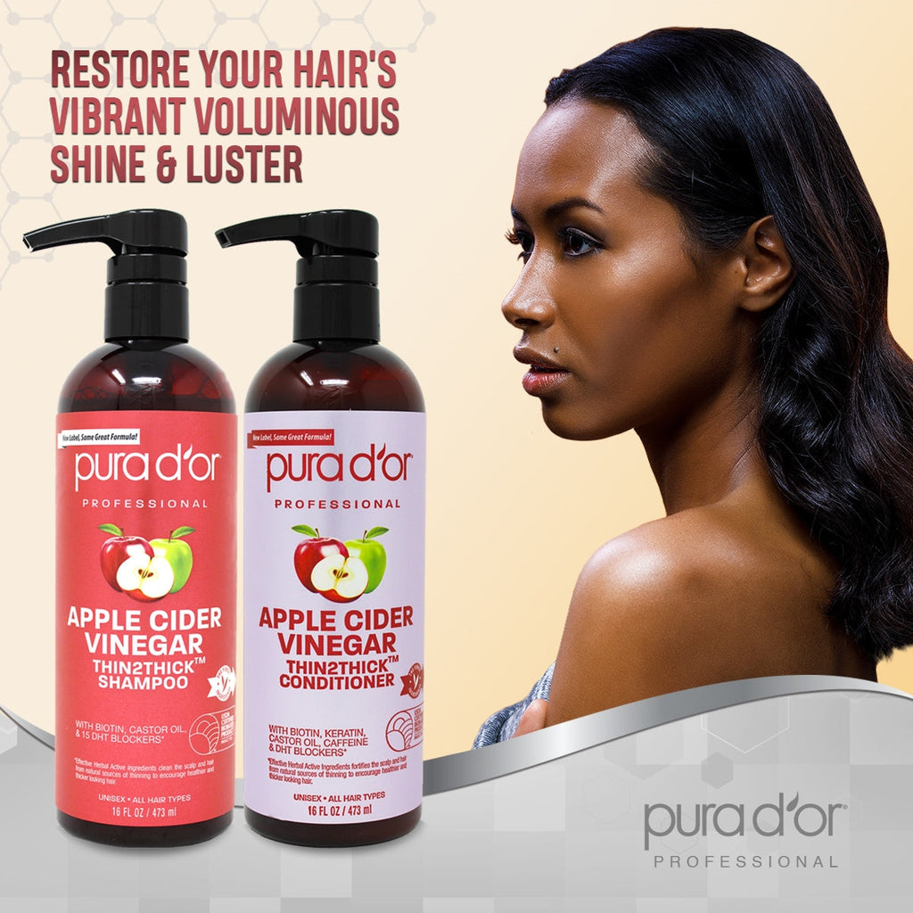 Apple Cider Vinegar Thin2Thick Shampoo 16oz