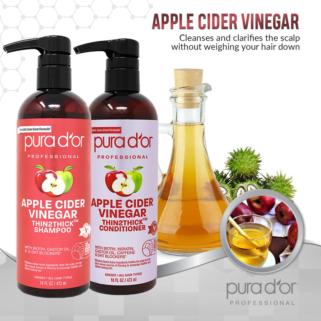 Apple Cider Vinegar Thin2Thick Shampoo 16oz