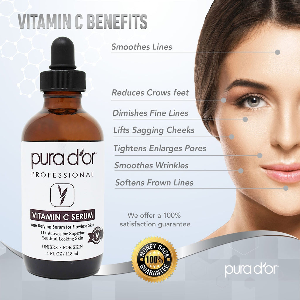 25% Vitamin C Serum with Derma Roller 4 oz