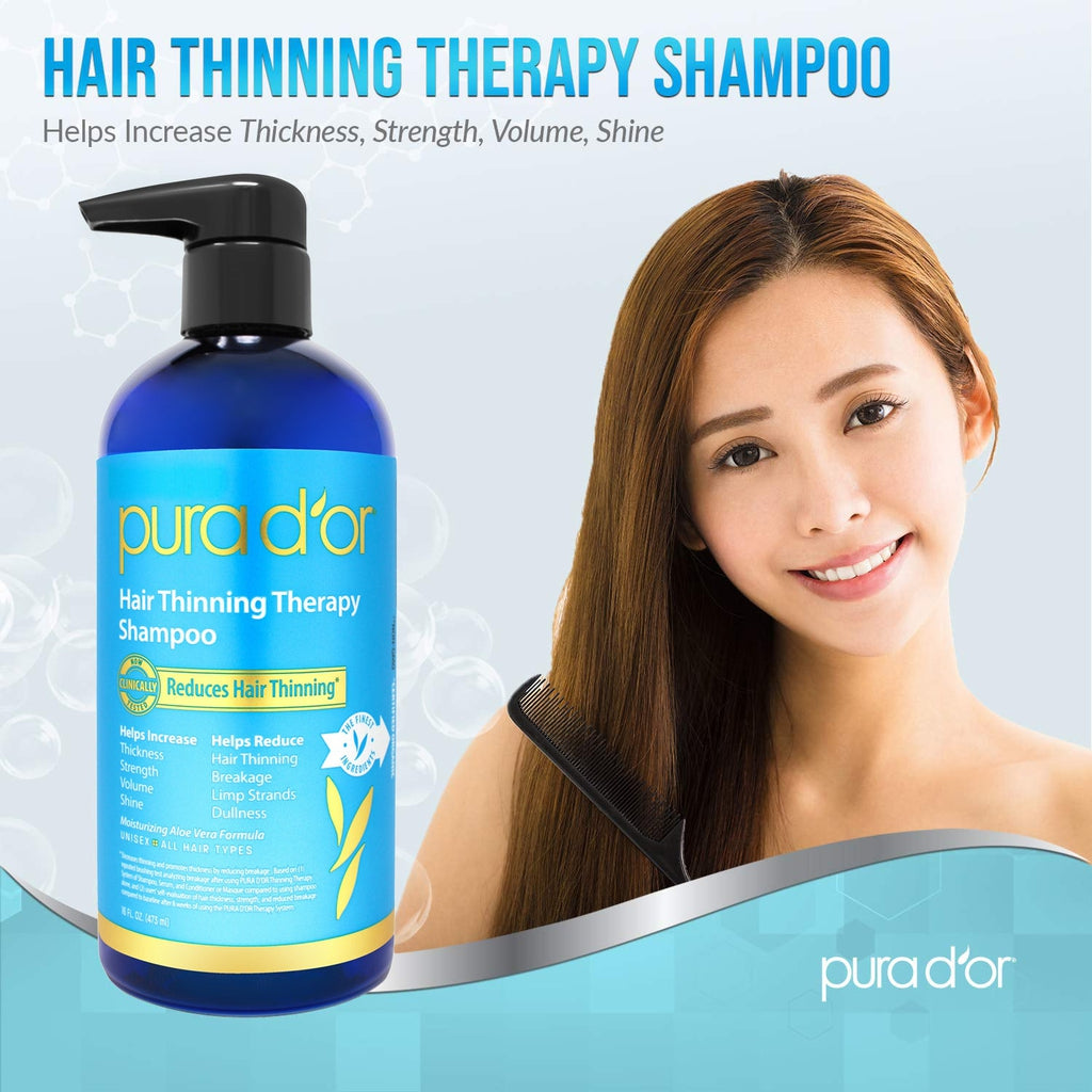 Hair Thinning Therapy Shampoo 16oz (packaging may vary)