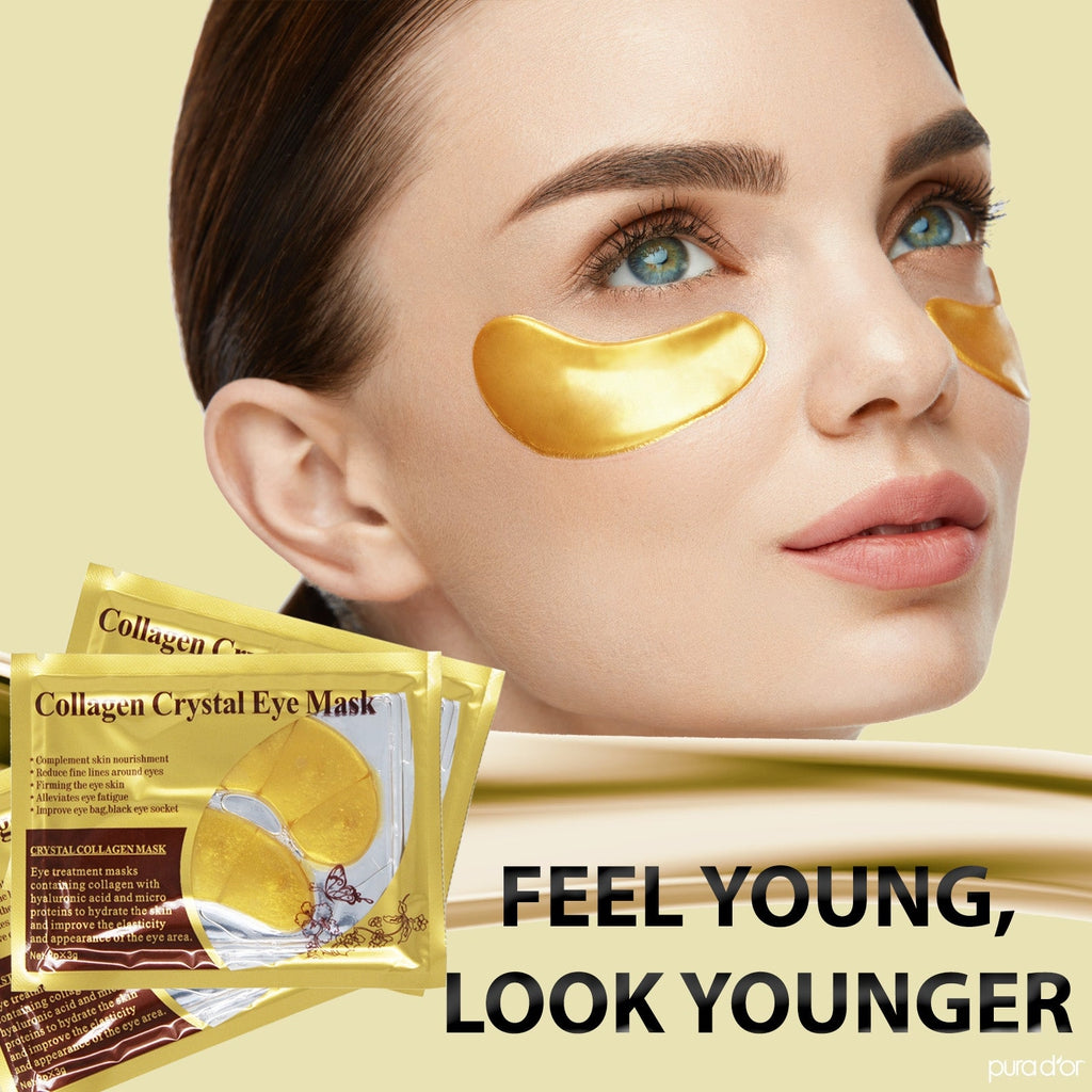 PURA D'OR Foase Under Eye Patches with 24K Gold - 20pk