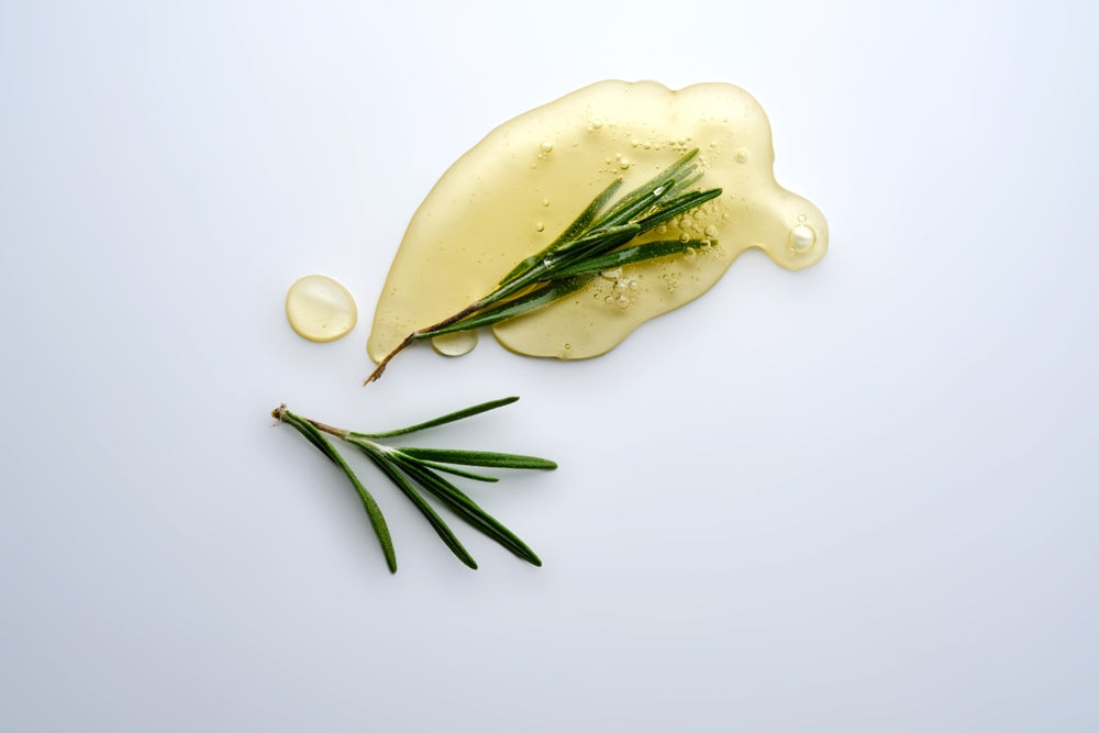 Girl brushing her hair