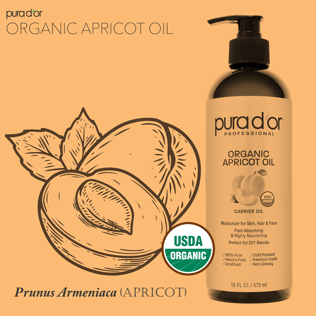 Organic Apricot Oil 16 oz