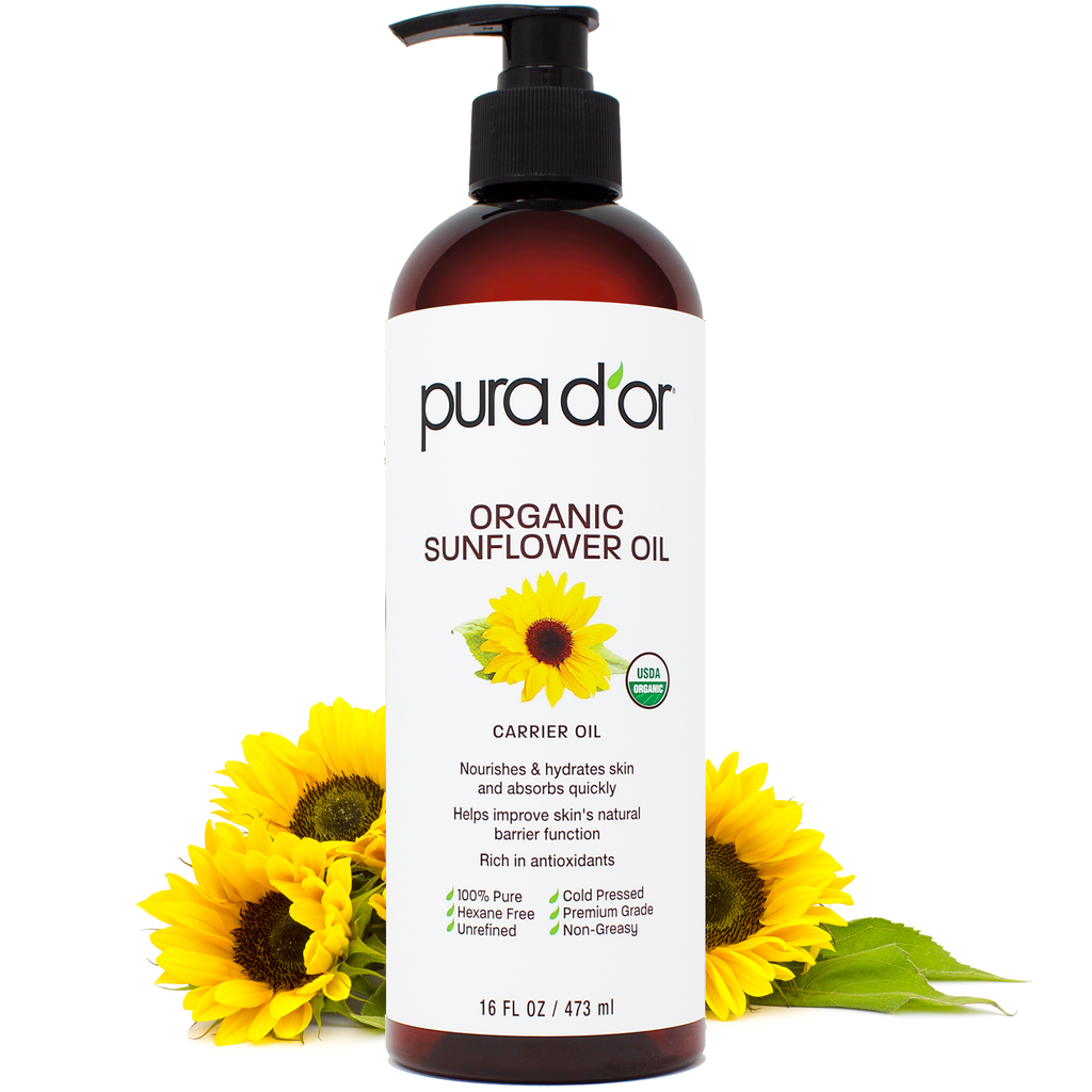 Organic Sunflower Seed Oil 16 oz