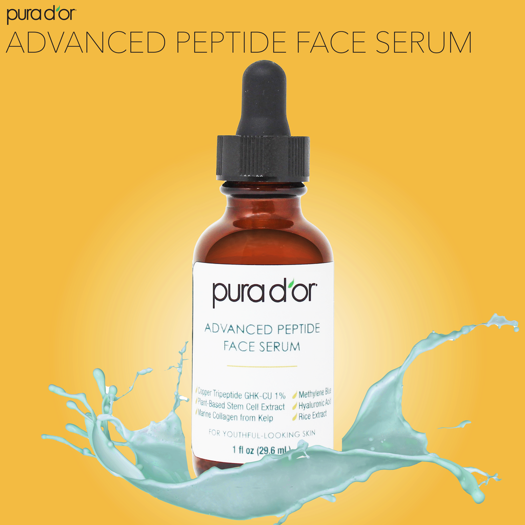 Advanced Peptide Face Serum 1 oz PURA D'OR Advanced Peptide Face Serum 1 oz PURA D'OR