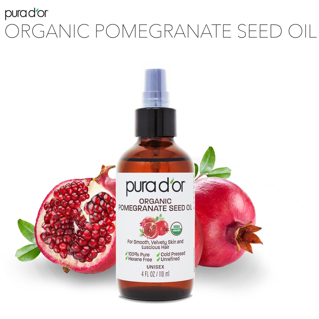 Organic Pomegranate Oil 4 oz PURA D OR