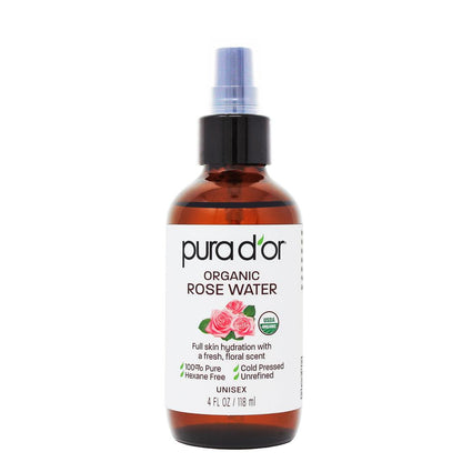 Organic Rose Water Toner 4 oz