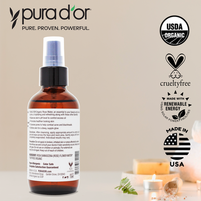 Organic Rose Water Toner 4 oz