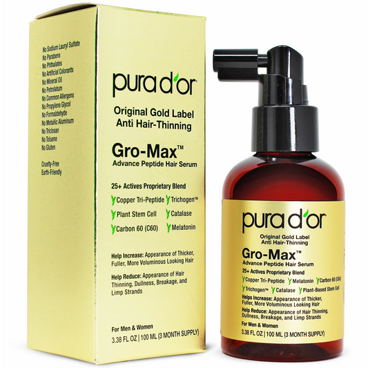 Original Gold Label Anti Hair-Thinning Gro-Max Advanced Hair Serum 3.38 oz