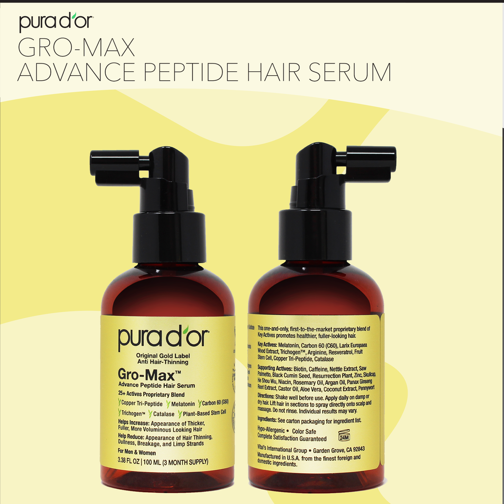 Gro-Max Advance Peptide Hair Serum 3.38oz
