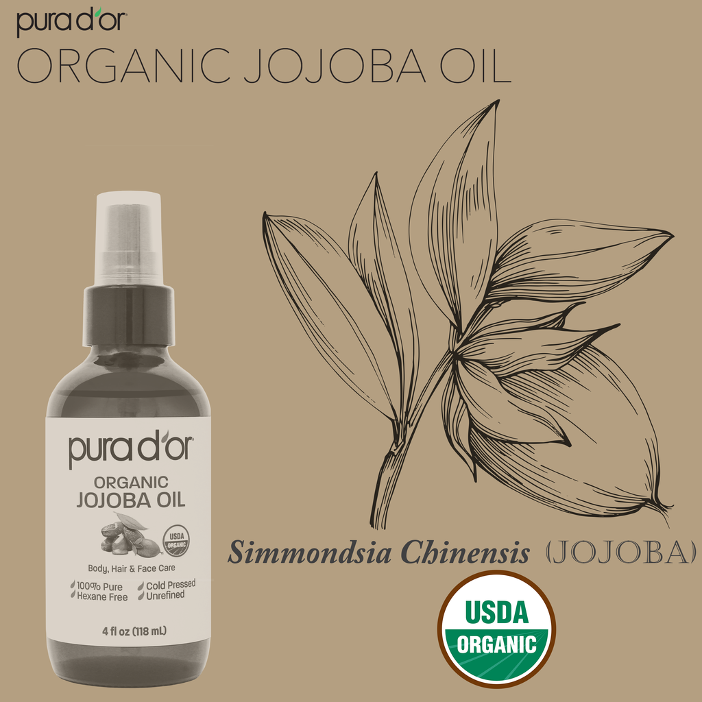 Organic Jojoba Oil - 100% Pure and Natural 4 oz