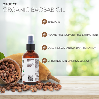 Organic Baobab Oil 4oz