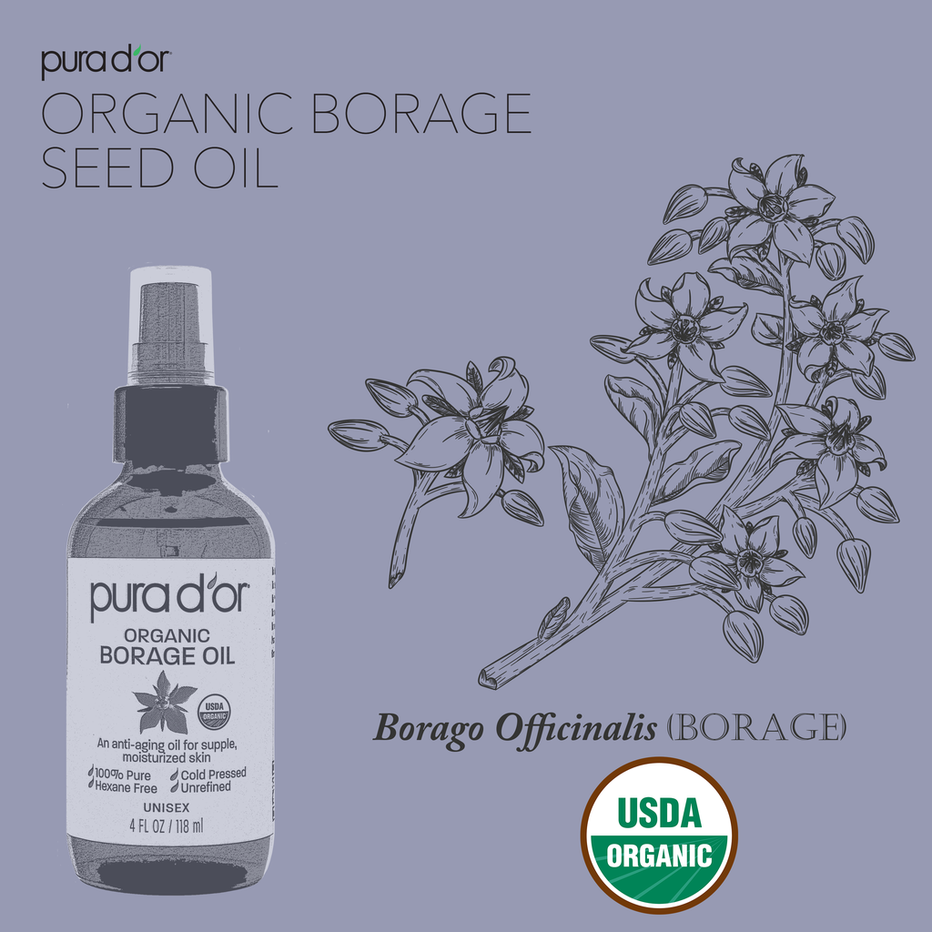 Organic Borage Oil 4 oz