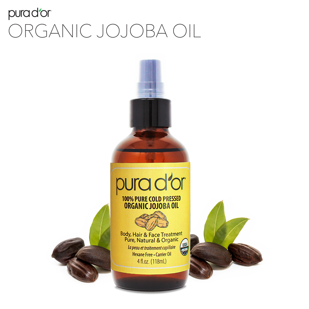 Organic Jojoba Oil 100 Pure And Natural 4 Oz Pura Dor