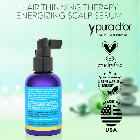 Hair Thinning Therapy Energizing Scalp Serum 4 oz PURA D'OR
