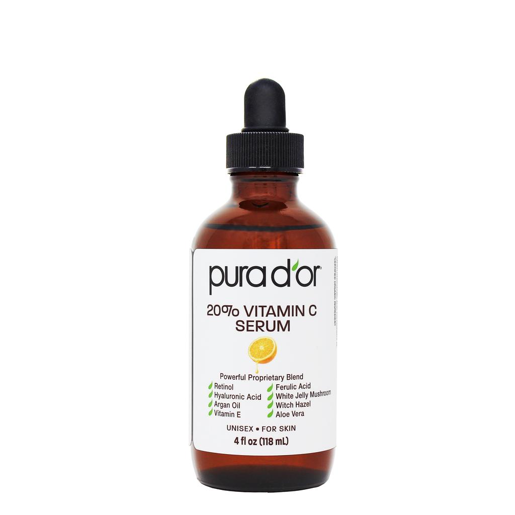 Pura D'or - Vitamin C Anti-Aging Serum 4oz for All Skin Types Pura D'or - Vitamin C Anti-Aging Serum 4oz for All Skin Types