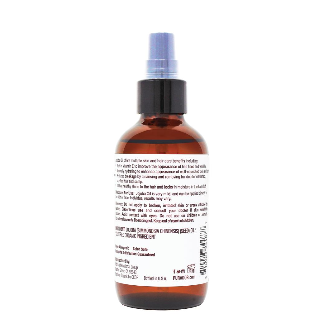 Organic Jojoba Oil - 100% Pure and Natural 4 oz