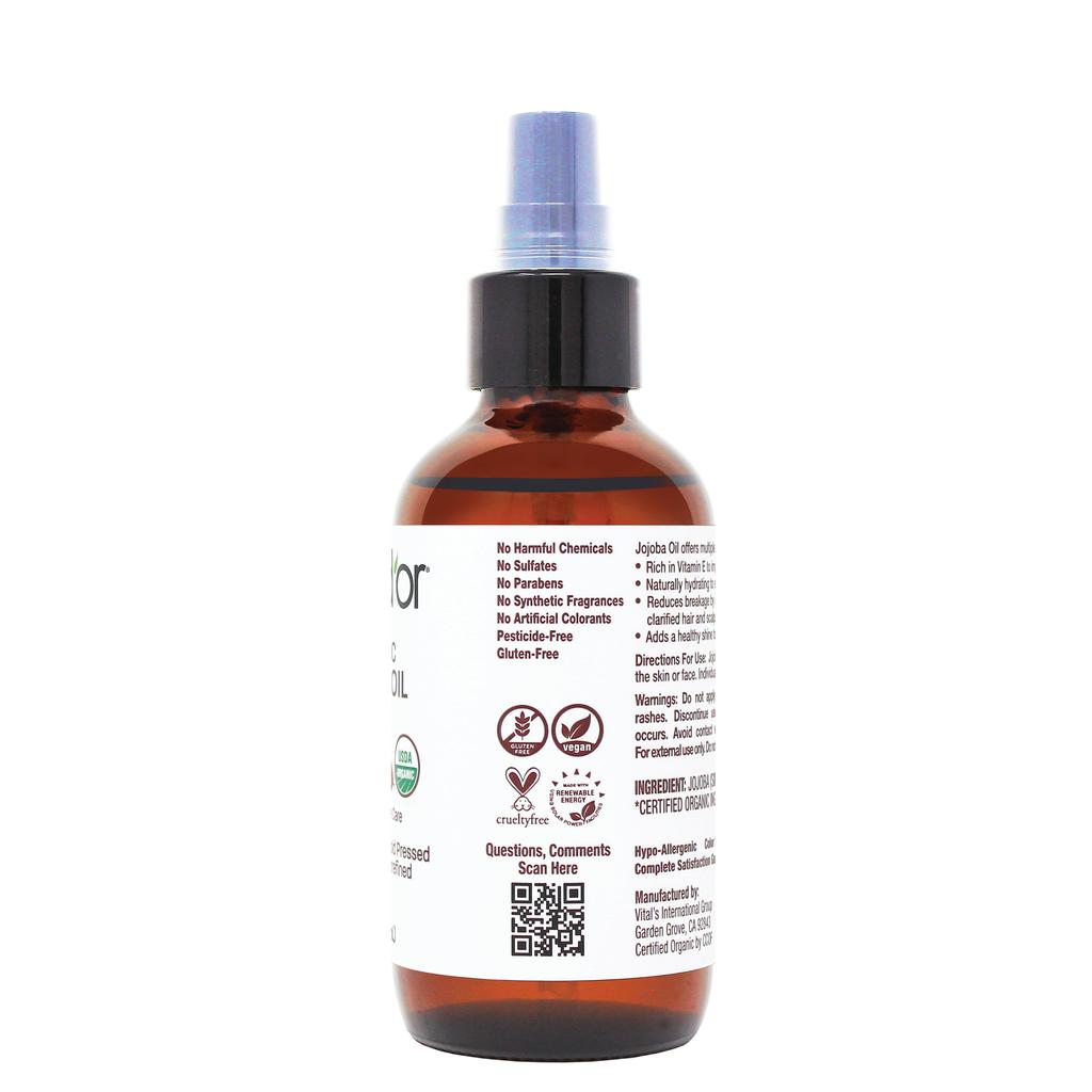 Organic Jojoba Oil - 100% Pure and Natural 4 oz