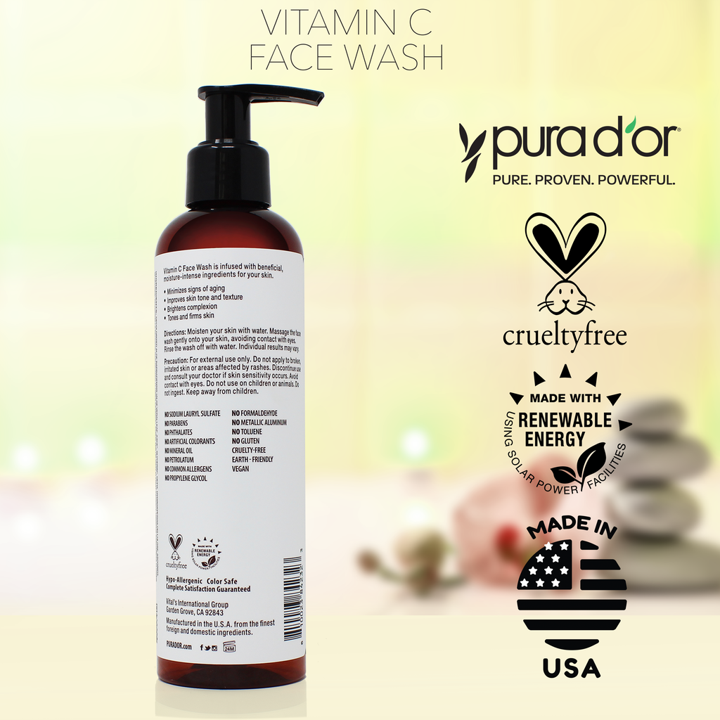 Vitamin C Face Wash 8oz