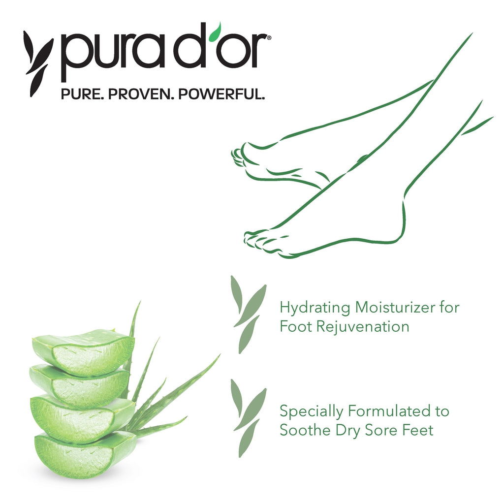 aloe vera plant for feet FootFocus Organic Aloe Vera Gel 16 oz – PURA D'OR