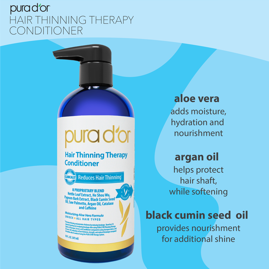 PURA D’OR Hair Thinning Therapy Conditioner 16 oz