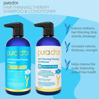 Hair Thinning Shampoo Therapy Shampoo and Conditioner Original Scent