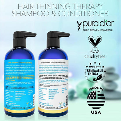 Hair Thinning Shampoo Therapy Shampoo and Conditioner Original Scent