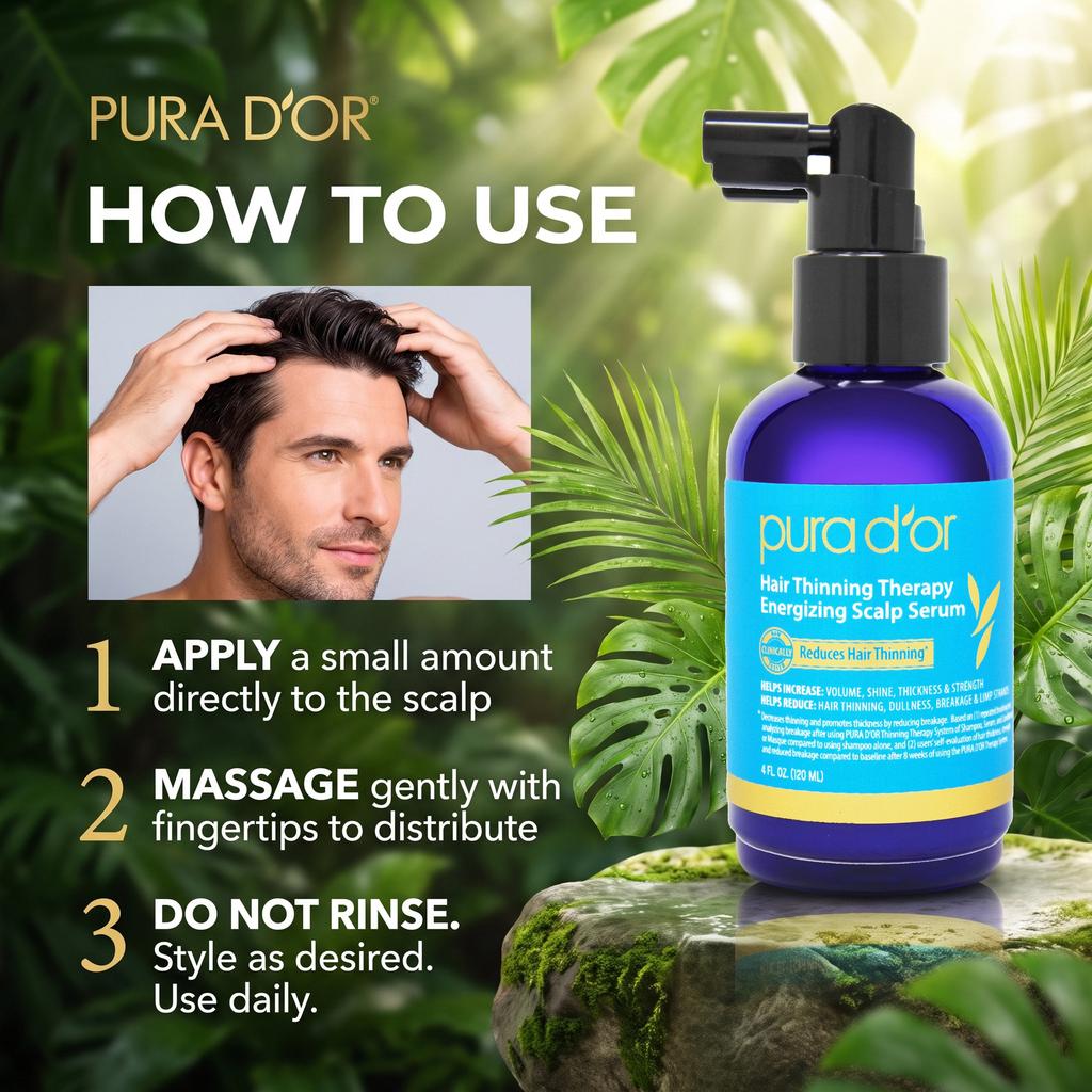 Hair Thinning Therapy Energizing Scalp Serum 4 oz Hair Regrowth