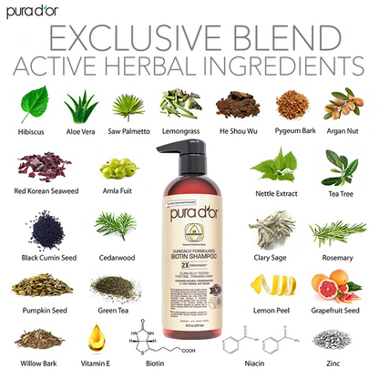 Clinically Formulated Biotin Shampoo 16oz